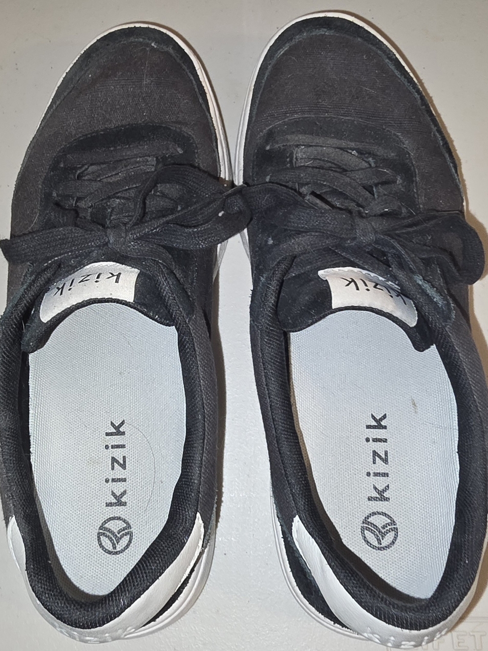Kizik Black Slip-On Sneakers
